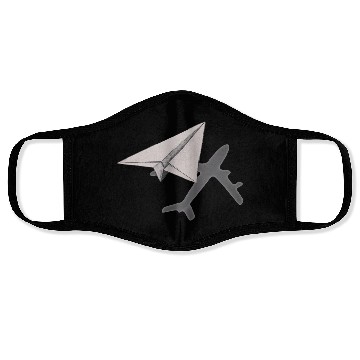 Discover Funny Pilot paper Airplane Face Masks for CO pilots