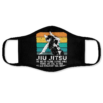 Discover Grappling Brazilian JiuJitsu BJJ Gifts Face Masks