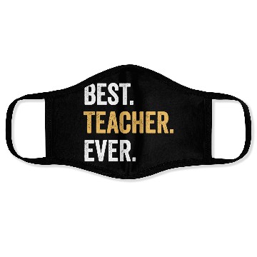 Discover Best Teacher Ever Gift for Teacher Family Party Face Masks