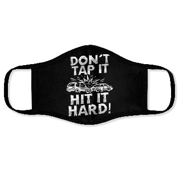 Discover Demo Derby Demolition Derby Demolition Derby Lover Face Masks