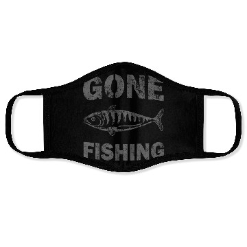 Discover Gone Fishing Face Masks