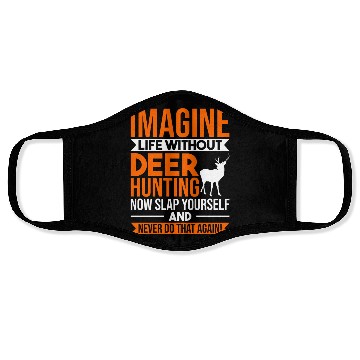 Discover Hunter Hunting Deer Hunting gift Face Masks