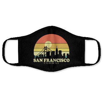 Discover San Francisco Sunset Face Masks
