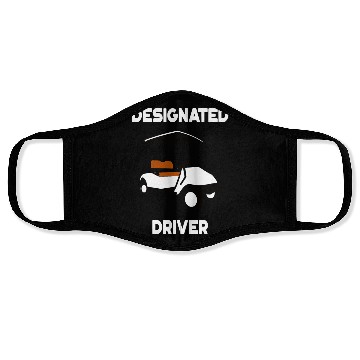 Discover Designated Driver Face Masks Funny Golf Cart Golfers