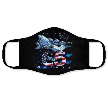 Discover C5 Galaxy Us Air Force Aircraft Face Masks