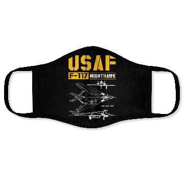 Discover F 117 Nighthawk Face Masks