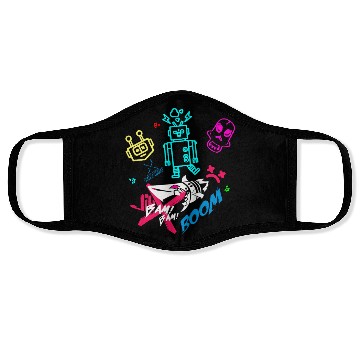 Discover jinx arcane boom monkey Face Masks