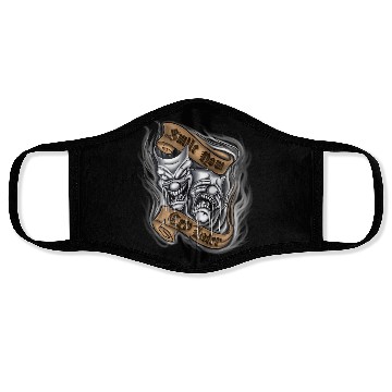 Discover Smile now cry later Face Masks