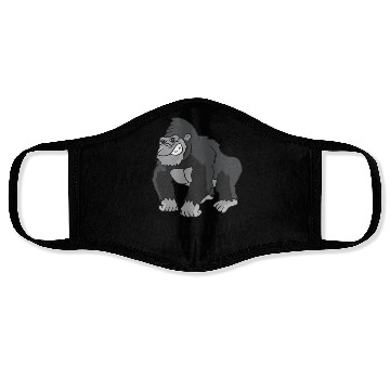 Discover Funny Gorilla I Just Really Love Gorillas Face Masks