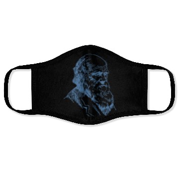 Discover Portrait Darwin evolution biology theory Face Masks