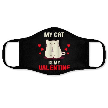 Discover My Cat Valentine Face Masks