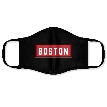 Discover Boston Red Face Masks