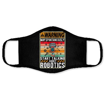 Discover Robots Girls Boys Future Robotics Engineer Face Masks