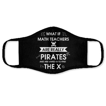 Discover Math teacher Face Masks and gifts with math quote