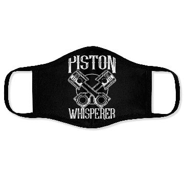 Discover Car Mechanical Piston Whisperer Car Mechanic Face Masks