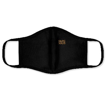 Discover simple minds band logo Face Masks