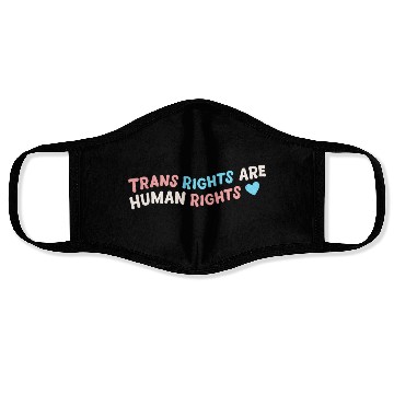 Discover Trans Right Are Human Rights Face Masks