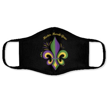 Discover Mister Mardi Gras Face Masks