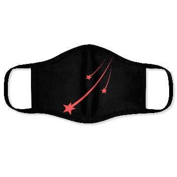 Discover Stars Oranges Design Face Masks