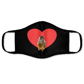 Discover Skull monkey squirrel monkey Face Masks