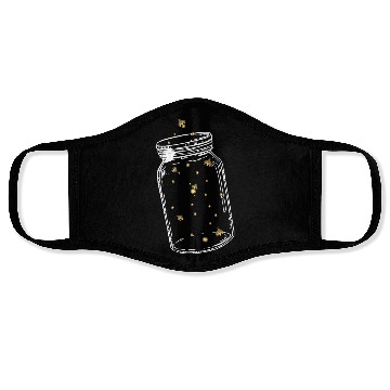 Discover Lightning Bugs Catching Fireflies I Fireflies Face Masks