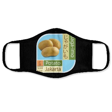 Discover Potato Jagaimo (じゃがいも) Tuber from Jakarta Tiles Face Masks