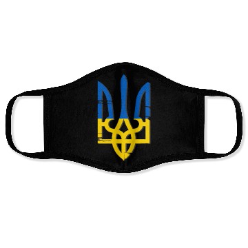 Discover Ukraine Symbol Face Masks