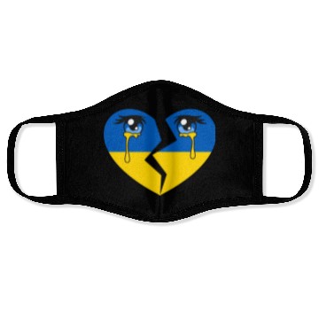 Discover Tears For Ukraine Stand With Ukraine Face Masks