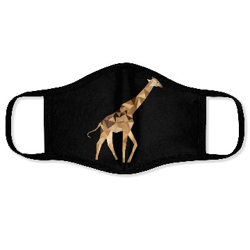 Discover Giraffe Linear Style Graphic Silhouette Face Masks