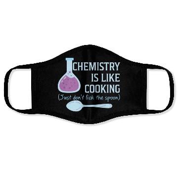 Discover Funny Chemistry Science Face Masks