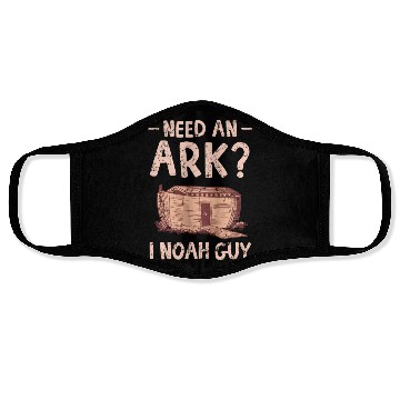 Discover Need an Ark I Noah Guy Funny Christian Face Masks