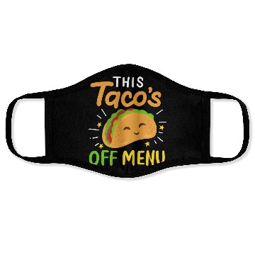 Discover Taco Bachelorette Party wedding bride engaged Face Masks