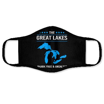Discover The Great Lakes Shark Free And Unsalted Face Masks