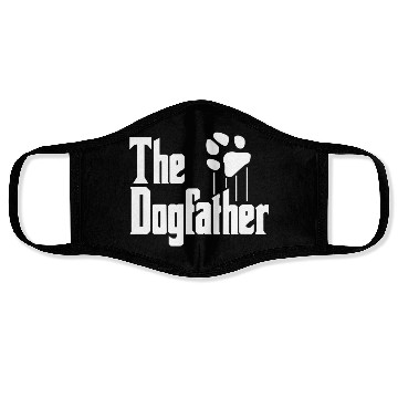 Discover Dog Dad Dogs The Dogfather Face Masks