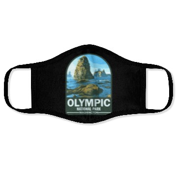 Discover OLYMPIC national park Washington usa Face Masks
