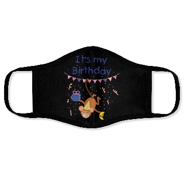 Discover Birthday Party Monkey Face Masks