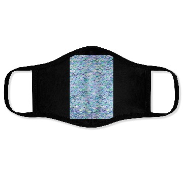 Discover Marble Mosaic in Sapphire and Emerald Face Masks