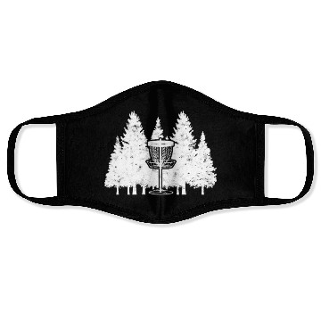 Discover Disc Golf Face Masks Stupid Tree Funny - Disc Golf