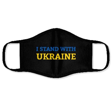 Discover "I stand with Ukraine" Support & Solidarity Face Masks