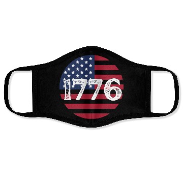Discover 1776 - In US Flag Face Masks