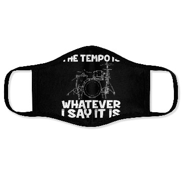 Discover Drum Drummer Drummer Musician Drumsticks Face Masks