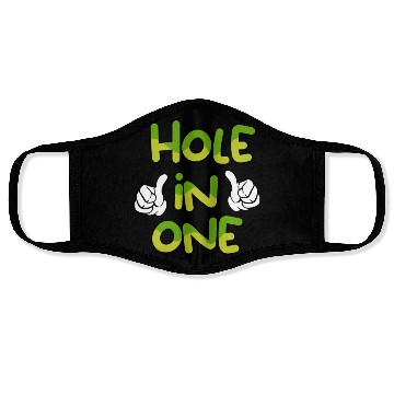Discover Hole In One Matching Dad and Son Face Masks