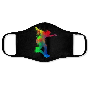 Discover Skateboard Skateboarder Skateboarding Skater Face Masks