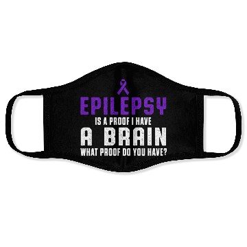 Discover Epilepsy Awareness Beat Fun Epileptic Warrior Face Masks