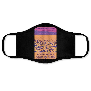 Discover Death Valley Devils Golf Course WPA Face Masks
