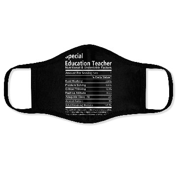 Discover Special Education Teacher Face Masks - Nutritional An
