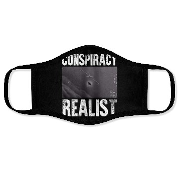 Discover Conspiracy Realist Face Masks UFO Government Sighting