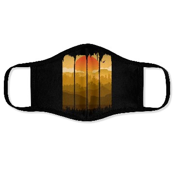 Discover A Wilderness Somewhere, Trees and Nature Face Masks