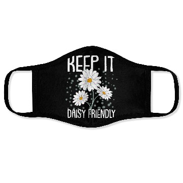 Discover Daisy Garden Gardening Gardener Face Masks