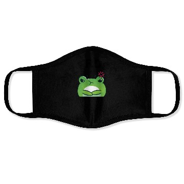 Discover Froggy Frog Is Always Angry Face Masks